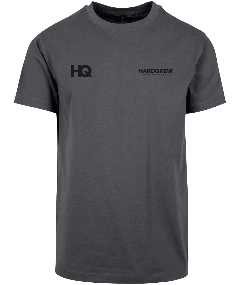 QON | NEC | TED by HardQrew - Oversized T-Shirt (Black Logo) - HARDQREW