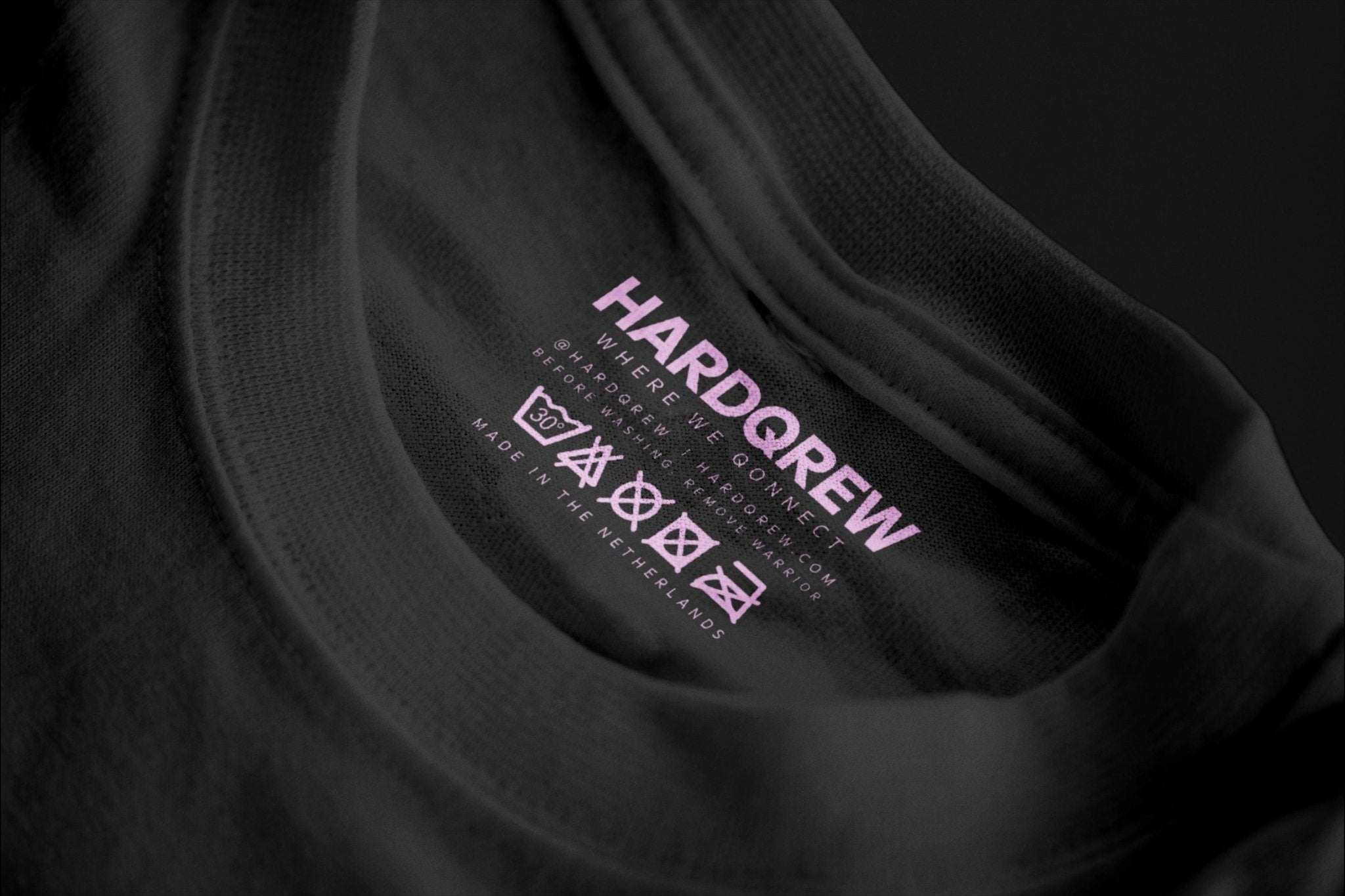 QON | NEC | TED by HardQrew - Oversized T-Shirt (White Logo) - HARDQREW